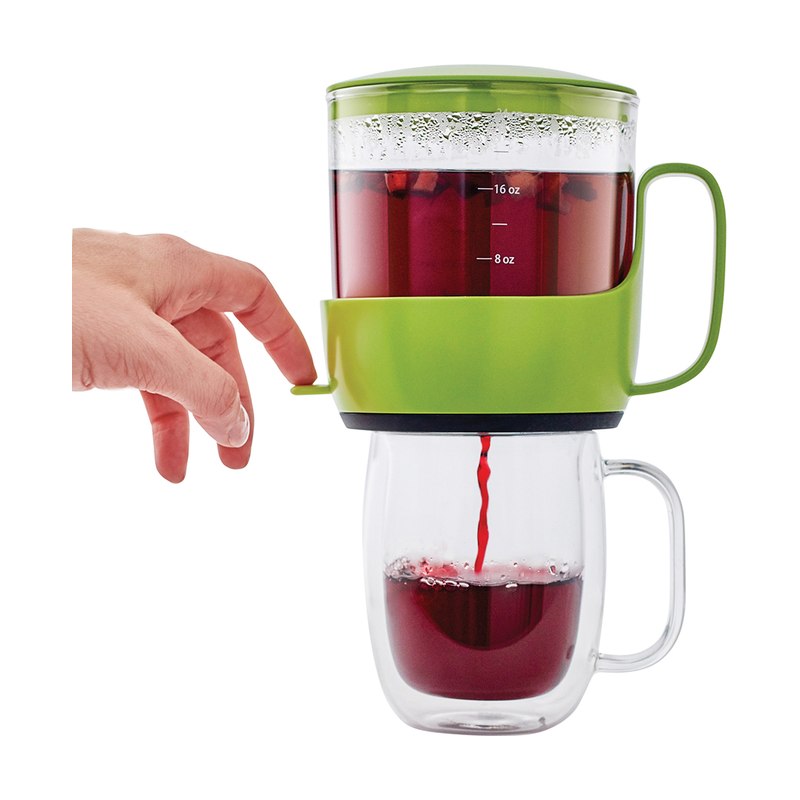Addison, Glass Tea Steeper, award-winning Epoca design
