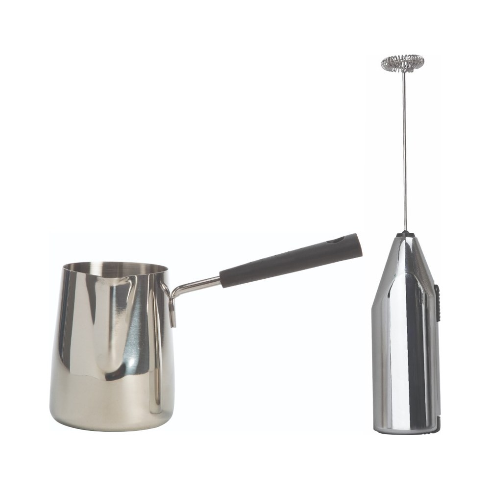 Primula stainless steel milk warmer and frother set, a Crystal Ball call that became product